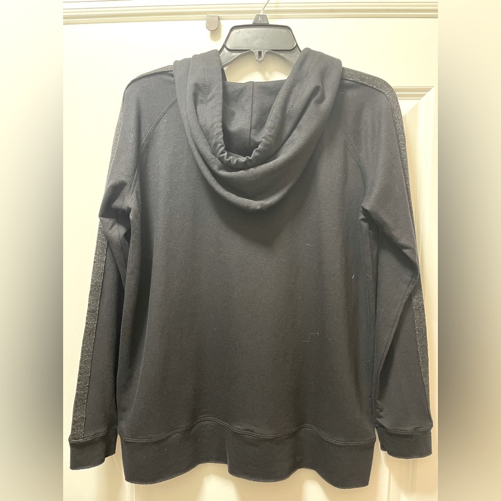 NWT. $158R  Johnny Was Calme Hoodie W/Glitter Stripe On Sleeves. Size Sm… - Picture 3 of 6